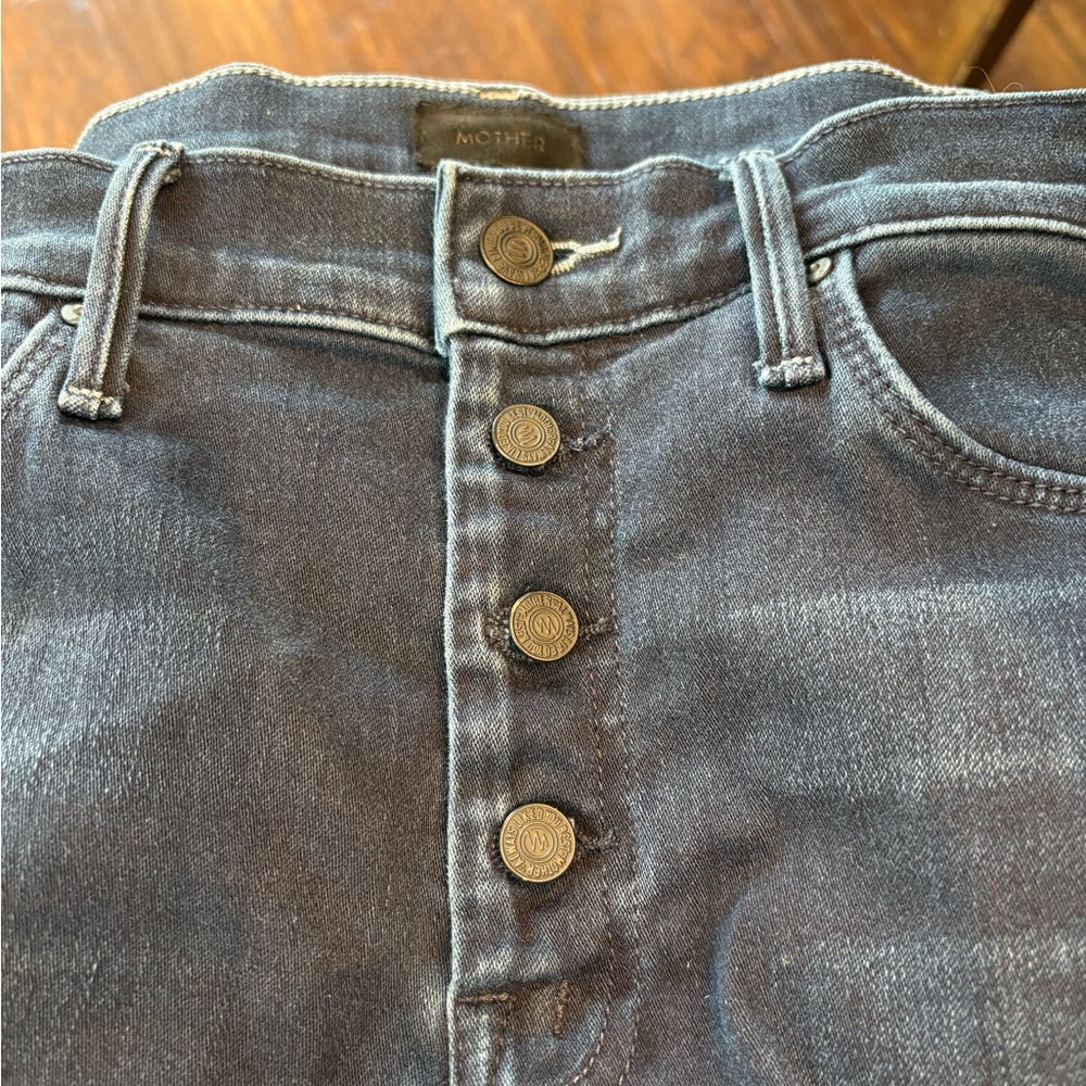 MOTHER The PIXIE WEEKENDER in Night Tripper Wash Size 28 - Picture 8 of 8